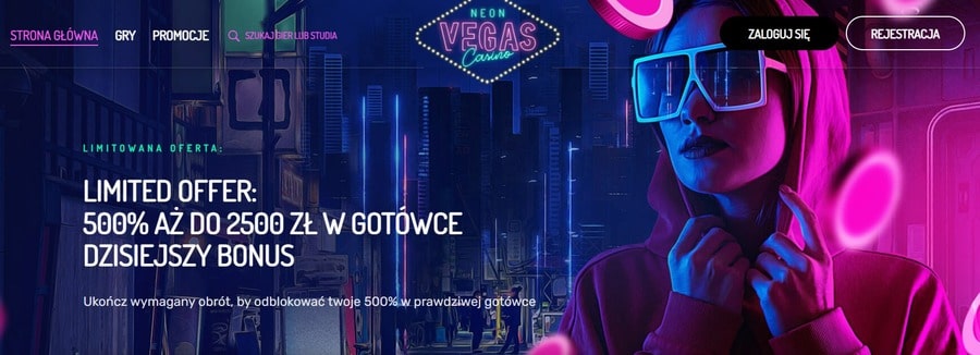Neon Vegas Casino Bonus